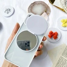 Creative Bow Flap Round Mirror Phone Holder - Multicolor - View 2