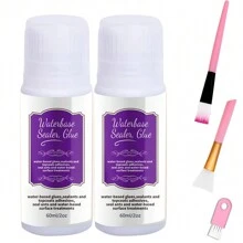 60ml/200ml 水性密封剂，一体式多用途水性剪纸密封剂、胶水和饰面，适用于 DIY 工艺品和艺术项目，干燥和固化时间最快 - 紫色 - 查看 11