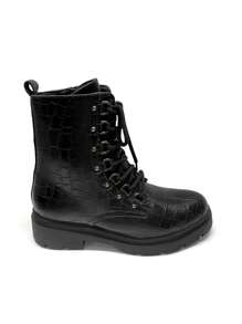 Bottines courtes à fermeture éclair mode C&L.mode à porter de multiples façons