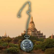 Reloj de Bolsillo Militar Moto - Bronce - Ver 2