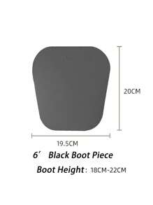 2 Stück lange Stiefel Hochstiefel Schuhstütze Formgebung Plastik Anti-Falten Verformung Schuhe innen der Stützbootrahmen Elastisch verlängerte Knie Stiefel Stützelement, für Damenstiefel, Cowboystiefel
