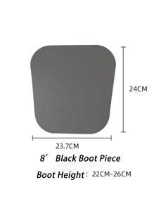2 Stück lange Stiefel Hochstiefel Schuhstütze Formgebung Plastik Anti-Falten Verformung Schuhe innen der Stützbootrahmen Elastisch verlängerte Knie Stiefel Stützelement, für Damenstiefel, Cowboystiefel