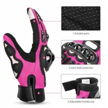 Gants de moto d'été respirants, gants de femmes pour la conduite, gants de moto à doigts complets, gants tactiles pour la conduite de moto, gants de protection anti-chute de course motocross étanches, accessoires de moto