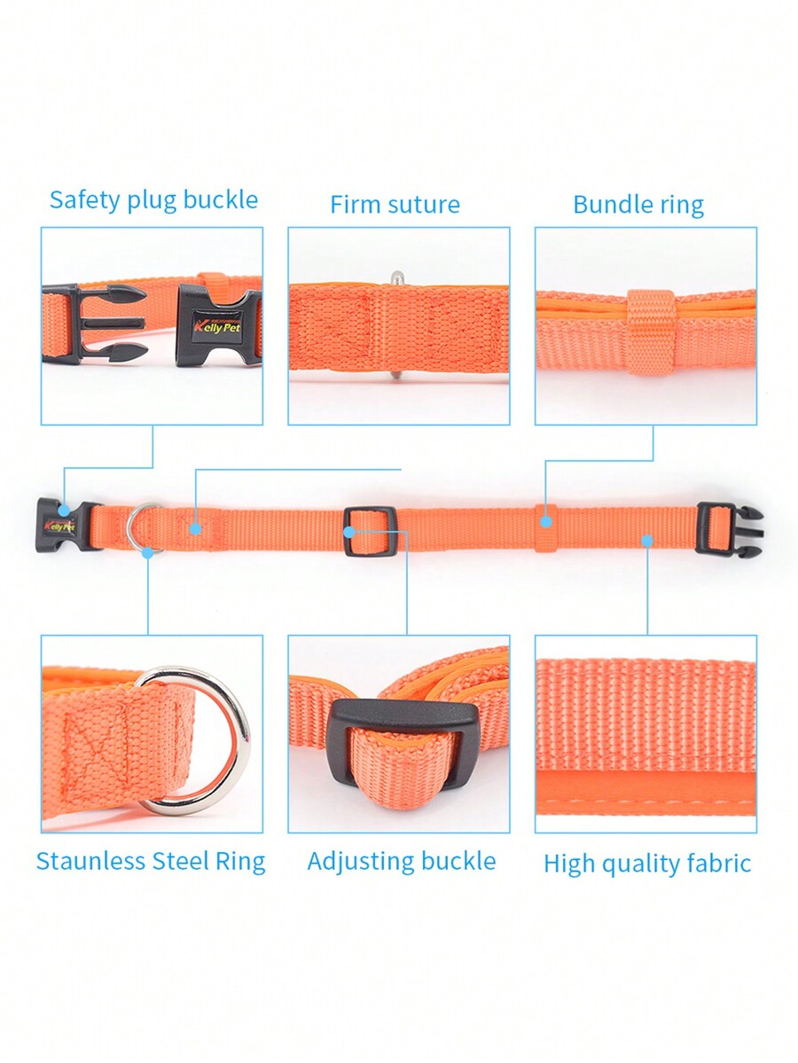 Nylon Scuba DRing Dog Collar SHEIN EUR