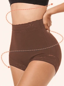 1pc Women's Body Shorts Shaping Slimming Leggings With Non-Slip Silicone Grip, Tummy Control Butt Lifter Body Shaper,Suitable For Daily Wear