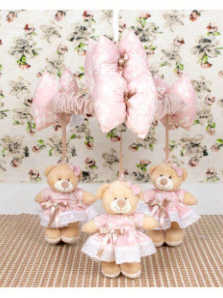 Bear Mobile Dressed In Lace - Hoa hồng Provençal - Xem 2