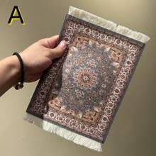 1 件餐垫、杯垫或咖啡垫，带法式流苏复古艺术装饰、圣诞节和万圣节礼物、派对餐具、桌面装饰