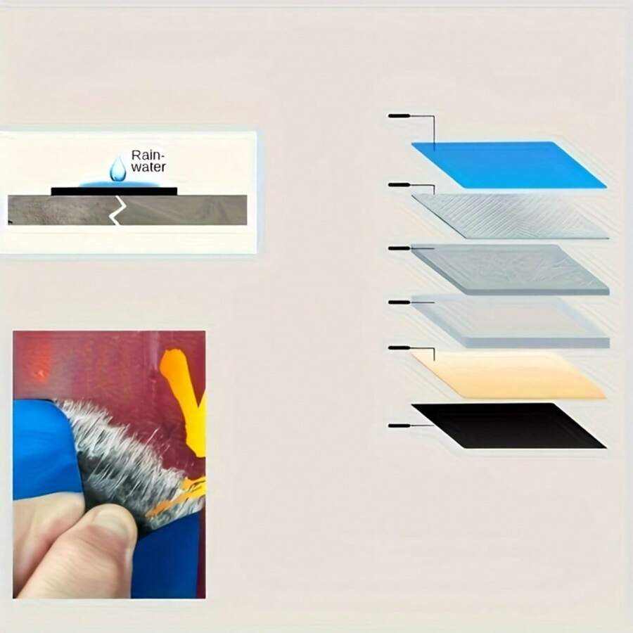 Industrial Roof Waterproof Tape Leak Prevention And AntiRust