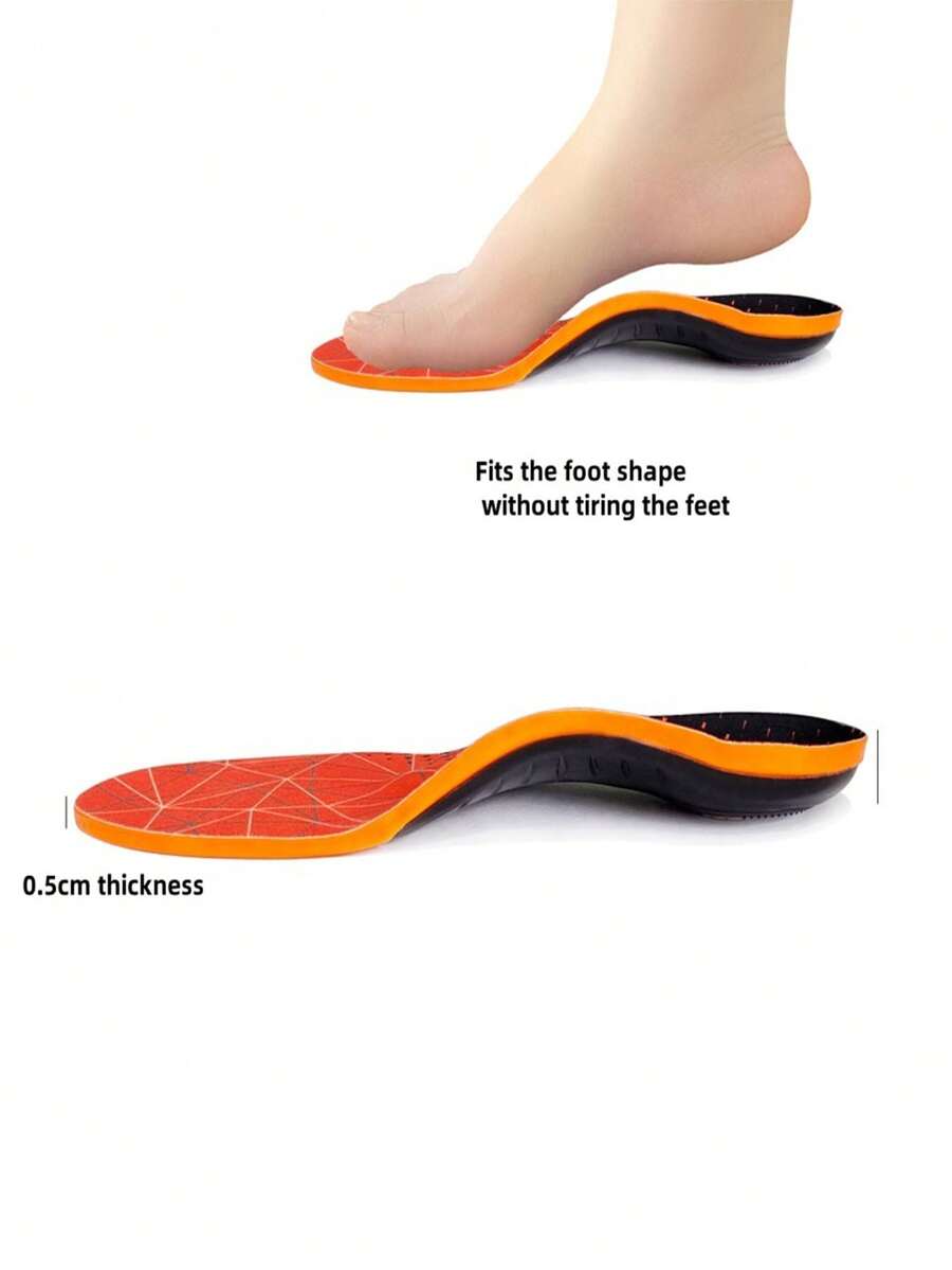 1 Pair Plantar Fasciitis Relief Insoles, Arch Support Insoles, Running