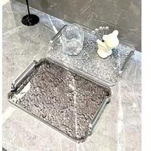 Rechteckiges Acryl Servier Tablett, elegantes luxuriöses Design für Heim-Dekoration, hält Tassen & Teeservice - Verschiedenfarbig - Übersicht 6