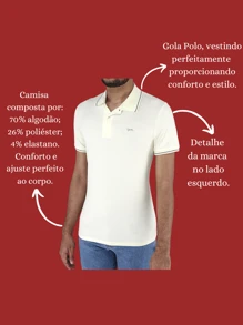 Ogochi Original High Quality Basic Short Sleeve Men's Polo Shirt New Arrival - 黃色 - 查看 3