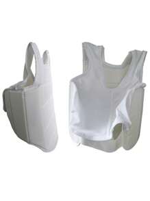 1pc Taekwondo & Boxing Chest Protector - White - View 5