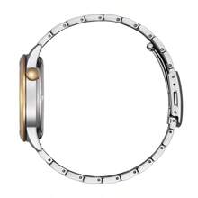CITIZEN CITIZEN Serie Klassische Roségold Armbanduhr, modisches Business Lässig Design, wasserdicht, mechanisches Uhrwerk, Edelstahl Armband, gleiches Modell für Herren und Damen, weißes Ziffernblatt NH9136-88A