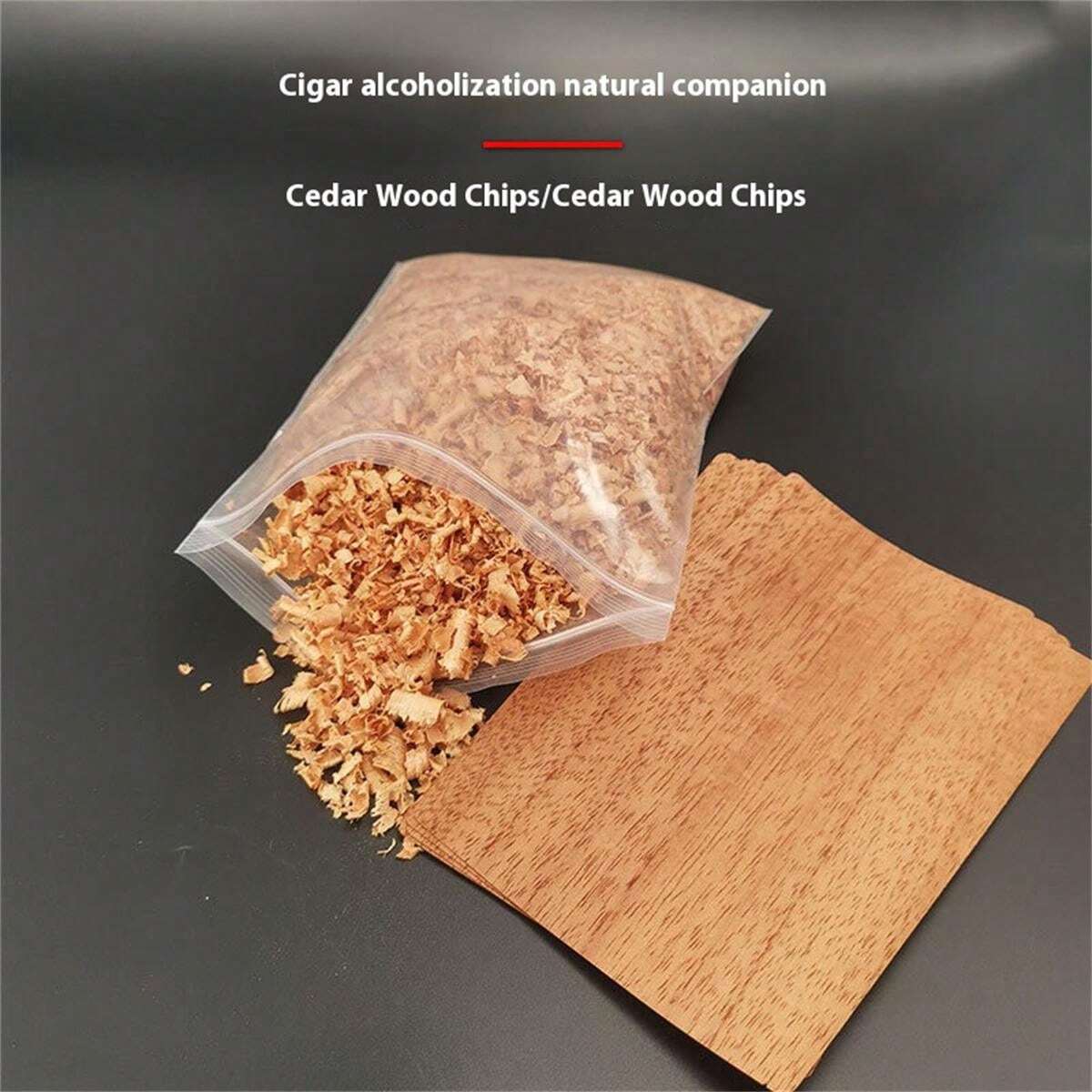 1pc Cedar Wood Chips Fine Sawdust Cigar Humidor Moisturizing Anti