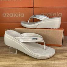 Women's Azaleia Original Platform Casual Metallic Comfort Flatform Clog Sandal - 金屬色/米色 - 查看 2