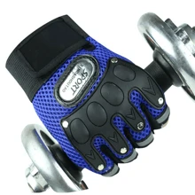 1 Pair Cycling Fitness Motorcycle Half Finger Gloves - Couple/New Year's Gift, Valentine's Day Gift - Multicolor - View 2