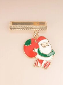1 pieza Anillo decorativo con colgante de figura de Papá Noel para banda de Apple Watch y bandas de Galaxy Watch, accesorio regalo de Navidad - Unitalla - Ver 12