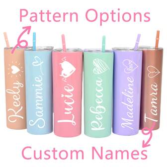 Personalized Tumbler With Straw, Custom Bridesmaid Gifts, Bridesmaid Proposal, Bachelorette Party Favors Easy To Clean, Exquisite, High-Quality Custom, Personalized, Unique Ideal Gifts For Her Her, Boyfriend, Girlfriend, Dad, Mom, Family, Friends, Son, Daughter, School Students, Workers, Kids School, Home, Office, Custom, Personalized, Unique, For Anniversaries, For Valentine's Day, For Mother's Day, For Birthdays, For Weddings, For Housewarming, Home Refresh, Customized Cups, Easy Comfort,Festive Calendar