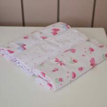 Kit com 3 mantas de flanela para bebês, 1,00 m x 80 cm, 100% algodão Bublim