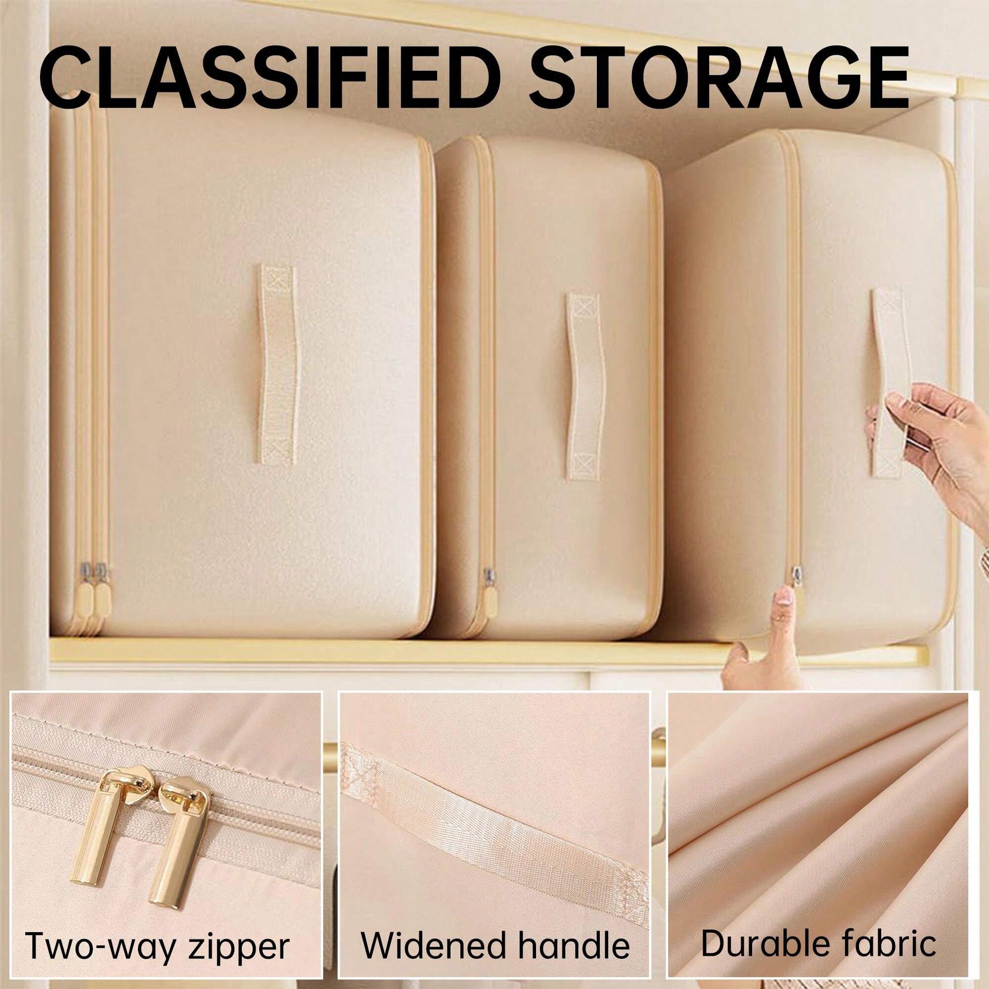 Borsa organizer a compressione ultra salvaspazio per piumini, grande capacità, organizer per armadio (piccolo, rosa, 2 pezzi