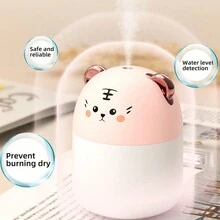 可爱熊猫加湿器，USB 供电小型桌面加湿器，适用于办公室、家庭、汽车、雾化器扩散器 - 多色 - 查看 12