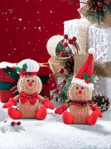 Lebkuchenmann Figuren, Weihnachts-Lebkuchen Figur, LED Lebkuchen Dekoration, Feiertags leuchtende Dekoration, Lebkuchen Figur Dekoration zum Backen, süße Lebkuchen Dekoration, Weihnachtsbaum Hängedekoration, Winterurlaubs Haus Party Dekoration, Lebkuchen Figur, Weihnachtsbaum, Weihnachts Hängedekoration Heim Dekor Weihnachtsdekorationen Raumdekoration