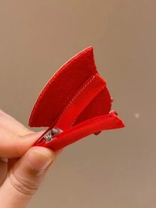 24pcs Kid's Christmas Cartoon Hair Clips Cute Hair Accessories - Multicolor - View 7