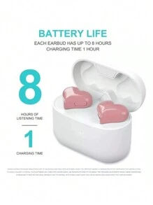 Auriculares En Forma De Corazón Bluetooth Cancelación Ruido