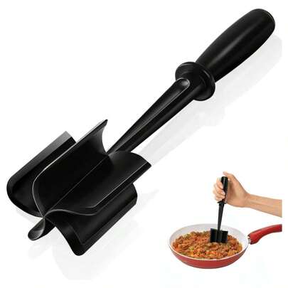 1pc Meat Chopper, Meat Shredder, Heat Resistant Pulverizer Suitable For Hamburger Meat Ground Beef Smasher Shredder Top-Quality Meat Masher Grinder For Crafting Burgers, Beef, Turkey, And More