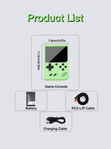 2.4 Inch Lcd Screen Retro Video Game Console Built-In 400 In Handheld Portable Pocket Mini Game Console Christmas Gift Christmas, Day Gift - Single Player Only - View 15