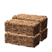 Tierra para orquídeas y suculentas, transpirable y absorbente de agua, agregar agua y remojar antes de usar, desinfectada y desalinizada previamente para jardinería y patios domésticos