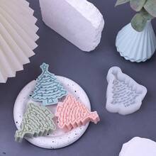 1 Khuôn silicon sô cô la hình cây thông Noel, đồ trang trí Giáng sinh bằng đất sét thủ công DIY, đồ trang trí Giáng sinh, quà tặng Giáng sinh, vật dụng cho tiệc Giáng sinh - trắng - Xem 2