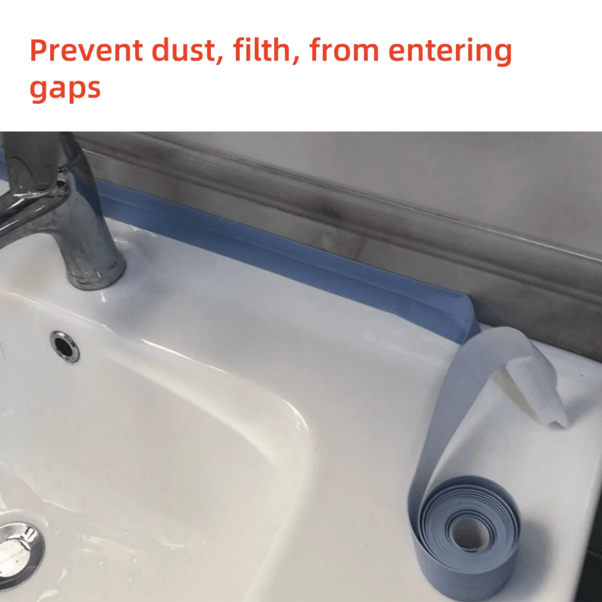 MultiColor High Quality Mildew Resistant Caulk Tape, PVC Sealing Strip