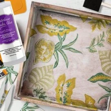 60ml/200ml 水性密封剂，一体式多用途水性剪纸密封剂、胶水和饰面，适用于 DIY 工艺品和艺术项目，干燥和固化时间最快 - 紫色 - 查看 5