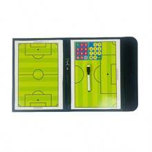 1PC Foldable Soccer Coaching Tactic Board Clipboard, Football Game Soccer Training Equipment, Soccer Whiteboard For Coaches Gear