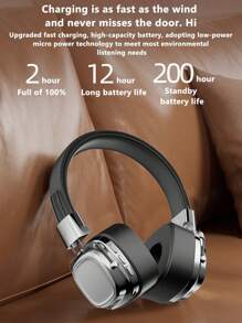 G66 Portable Square Headset Vintage Wind Wireless Bluetooth 5.3 Headset Heavy Woofer-Silver - Silver - View 4