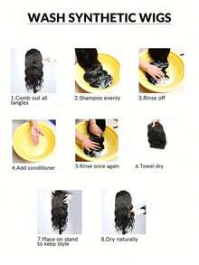 5pcs Clip-In Colored Hair Extensions, 20 Inch Synthetic Fiber For Women, Suitable For Daily, Party, Cosplay, Halloween, Christmas And Other Occasions - Baby Blue - View 9