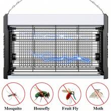 Electric Bug Zapper 3200V Mosquito Zapper Killer Indoor Insect Killer With Hanging Chain Mosquito Trap With Removable Collection Tray USB Electric Bug Zapper Outdoor For Home Office Warehouse - 白色 - 查看 6
