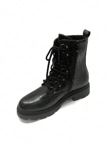 Bottines courtes à fermeture éclair mode C&L.mode à porter de multiples façons