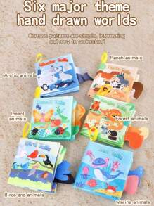 1 pezzo Libri per bambini non strappabili, puzzle per prima educazione, libri per neonati, giocattoli educativi, adatti come regali per bambini, per la stagione scolastica