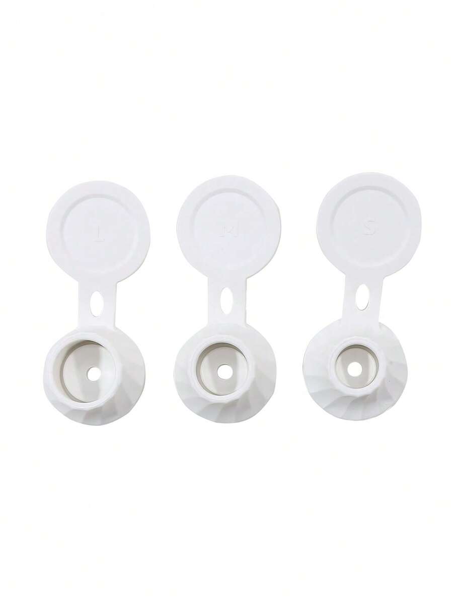 3 Packs Vertical Bottle Stand Cap Set For Shampoo, Conditioner, Shower