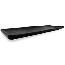 RECTANGULAR SUSHI PLATE PLATE MELAMINE / PLASTIC 28.5 CM BLACK - màu đen - Xem 1
