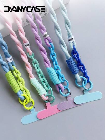 سلسلة هاتف محمول قابلة للتعديل الطول متعددة الاستخدامات لتثبيت الهاتف حول الرقبة أو على البطاقات ، مزخرفة باللؤلؤ ، لوهدية الأم والعائلة والأصدقاء بمناسبة عيد الميلاد والمناسبات، للحفاظ على الهاتف من الفقد