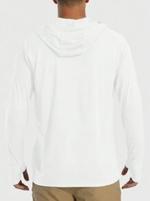 Speed mate Áo thun dài tay nam UPF 50+ hiệu năng cao, nhẹ và thoáng khí, thích hợp cho mùa hè khi đi câu cá. - trắng - Xem 4