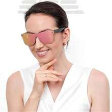 Sunglasses, Rimless Mirrored Sun Glasses With Reflective One-Piece Lens Halloween - Multicolor - View 9