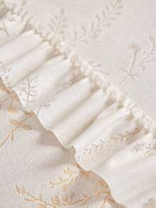 1pc New Beige Lavender French Romantic Mesh Lace Edge Tablecloth Desk Cover Decor - Beige - View 10