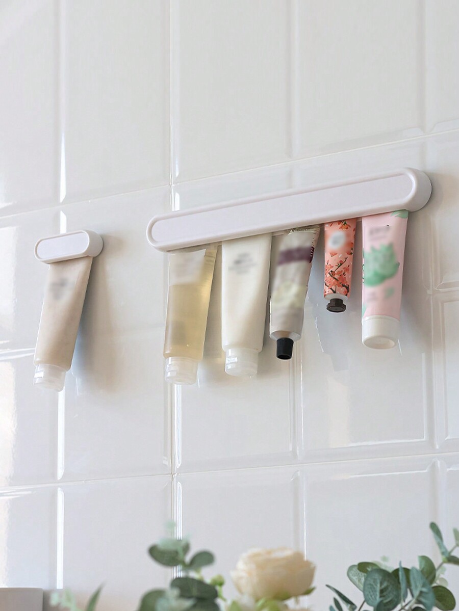 No Drill Toothpaste Storage Organizer, Bathroom Wash Gel Toothpaste