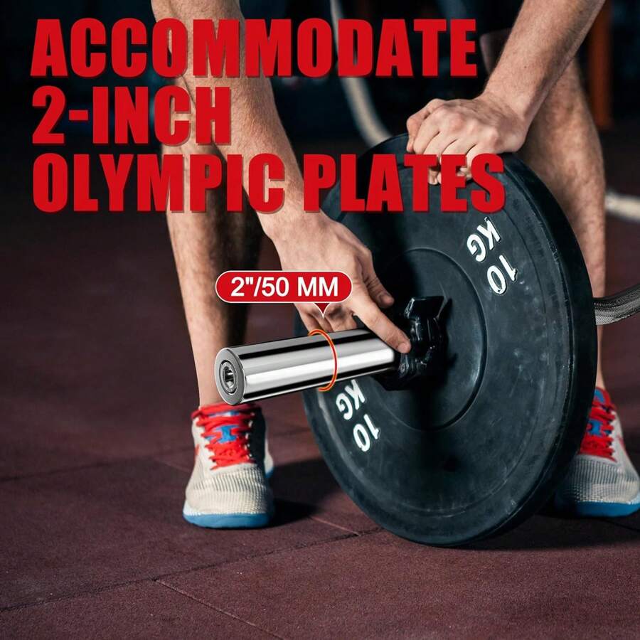 Barbell Curl Bar EZ Bar Strength Training Bar Threaded Chrome Barbell