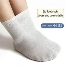 5 Pairs/Oversized Socks For Middle-Aged And Elderly People, Loose Mouth Socks For Obese And Swollen Feet, Plus Excess Fat, Plus Oversized, Spring And Autumn Season, Loose Maternity Socks, Middle-Aged And Elderly Socks, Spring And Summer Loose Mouth Socks, New Silk Socks, Thin Midsole Business Socks, Midsole Socks - Multicolor - View 12