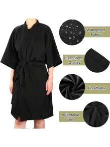 1pc Beauty & Haircare Specialty Smock, Waterproof Hair Salon Coloring/Cutting Apron, Adjustable & Breathable Fabric Hairstylist Gown - Haircare, Dyeing, Trimming, Spa Tools & Accessories,Hair Tools,Hair Products And Accessories For Barber Salon Beauty Travel Essentials